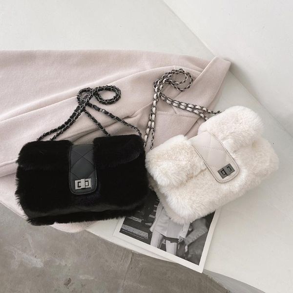 evening bags women vintage shoulder bag creative autumn winter solid color chain handbag female retro plush
evening bags women vintage shoulder bag creative autumn winter solid color chain handbag female retro plush