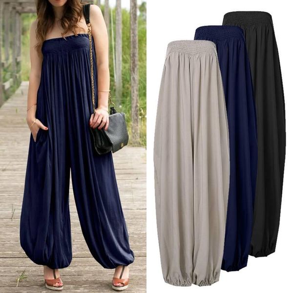 women's jumpsuits & rompers zanzea elegant women long jumpsuit summer off shoulder party wide leg female overalls solid cotton playsuit, Black;white
women's jumpsuits & rompers zanzea elegant women long jumpsuit summer off shoulder party wide leg female overalls solid cotton playsuit, Black;white