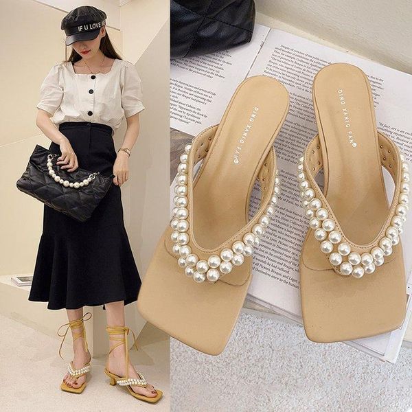 female shoes slippers casual slides shallow med rubber flip flops string bead 2021 luxury summer hawaiian pu fashion rome hoof h, Black
female shoes slippers casual slides shallow med rubber flip flops string bead 2021 luxury summer hawaiian pu fashion rome hoof h, Black