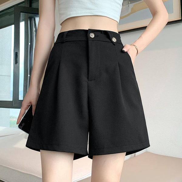 women's shorts 2021 black white classic wide leg summer loose thin high waist a-line slim oversize m-5xl casual suit, White;black
women's shorts 2021 black white classic wide leg summer loose thin high waist a-line slim oversize m-5xl casual suit, White;black