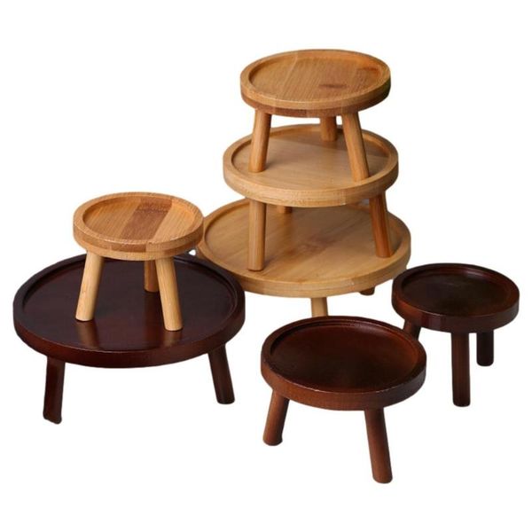 planters & pots solid wood round bench flower pot holder plant and succulent base display stand stool home garden patio decor 
planters & pots solid wood round bench flower pot holder plant and succulent base display stand stool home garden patio decor