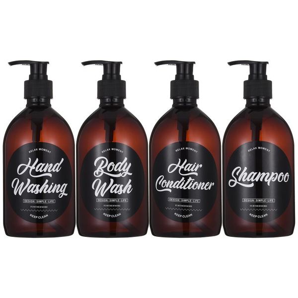 liquid soap dispenser 500ml refillable pump bottles hand washing body wash hair conditioner shamboo label bathroom storage bottle
liquid soap dispenser 500ml refillable pump bottles hand washing body wash hair conditioner shamboo label bathroom storage bottle