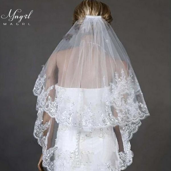 bridal veils mngrl wedding accessories veil simple retro lace double 60-90cm sequined with comb white, Black
bridal veils mngrl wedding accessories veil simple retro lace double 60-90cm sequined with comb white, Black
