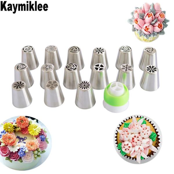baking & pastry tools kaymiklee 16pcs/set piping tips decoration cake icing stainless steel nozzle for decorating tool cs019
baking & pastry tools kaymiklee 16pcs/set piping tips decoration cake icing stainless steel nozzle for decorating tool cs019