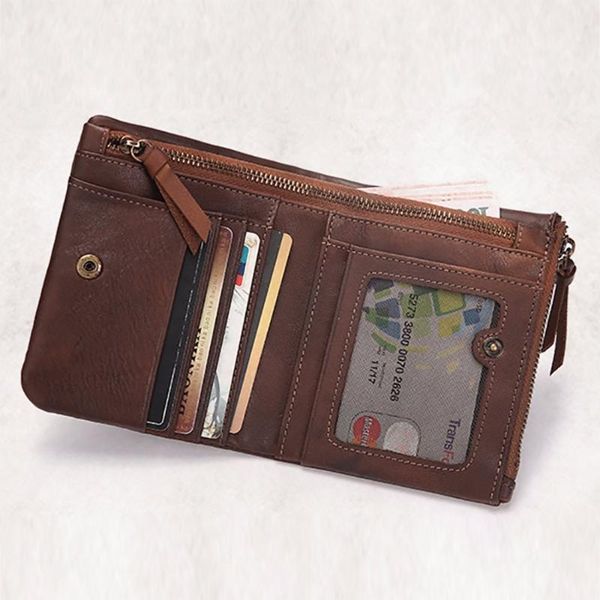 wallets vintage trend men genuine cowhide leather small wallet bifold design coin pocket cash card holder money bag male purse, Red;black
wallets vintage trend men genuine cowhide leather small wallet bifold design coin pocket cash card holder money bag male purse, Red;black