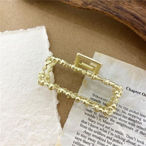 girls retro metal hair claw geometric square hollow clip women girl accessories modern stylish hairgrip buckles1
girls retro metal hair claw geometric square hollow clip women girl accessories modern stylish hairgrip buckles1