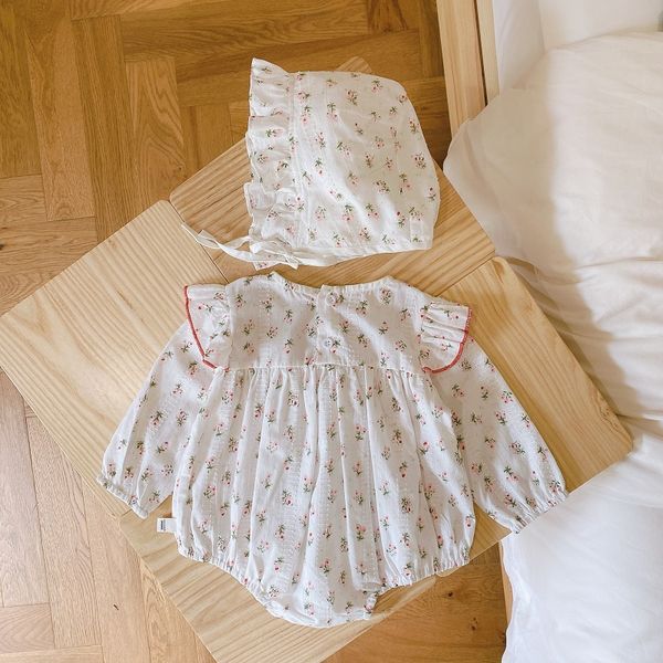 0-2years newborn baby girl floral romper long sleeve lace flower princess bodysuit with hat 2pcs sunsuit clothes, Blue
0-2years newborn baby girl floral romper long sleeve lace flower princess bodysuit with hat 2pcs sunsuit clothes, Blue