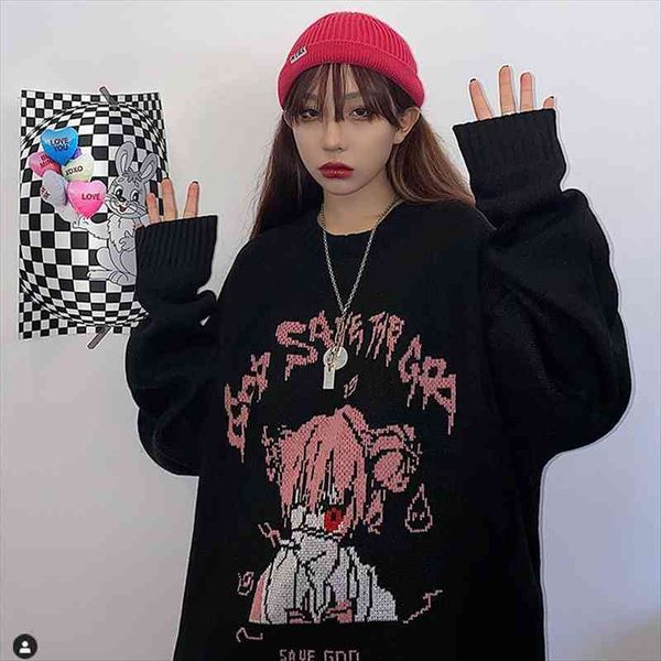 dark gothic pullover women sweaters streetwear casual hip hop pull femme jumper japanese kawaii ulzzang female vintage, White;black
dark gothic pullover women sweaters streetwear casual hip hop pull femme jumper japanese kawaii ulzzang female vintage, White;black