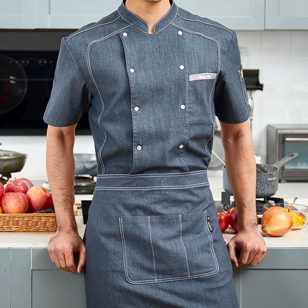 jogging clothing 2501x-6 chef short sleeve men's summer breathable restaurant el baking kitchen catering clothes tooling, Black;red
jogging clothing 2501x-6 chef short sleeve men's summer breathable restaurant el baking kitchen catering clothes tooling, Black;red