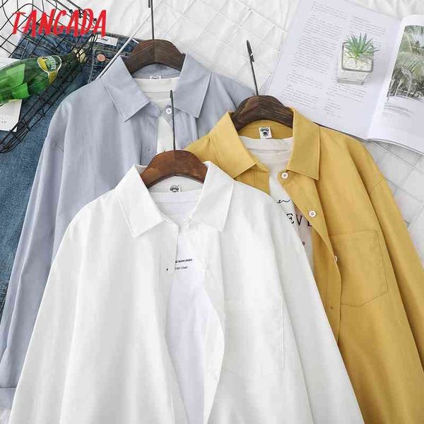 women white classic shirt turn down collar long sleeve chic female casual blusas xq03 210416
women white classic shirt turn down collar long sleeve chic female casual blusas xq03 210416