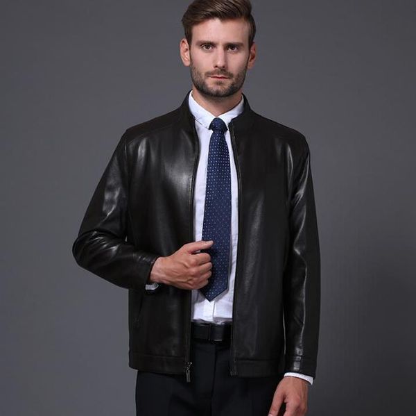 men's fur & faux 2021 mens sheepskin standing collar jackets business casual plus velvet outerwear winter men genuine leather jacket, Black
men's fur & faux 2021 mens sheepskin standing collar jackets business casual plus velvet outerwear winter men genuine leather jacket, Black