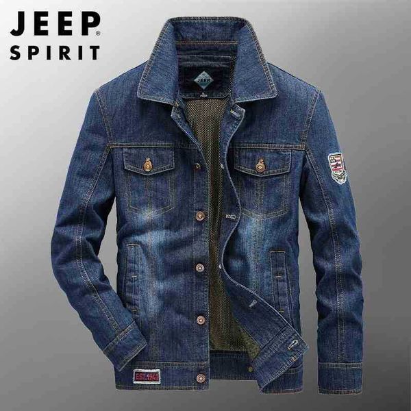 jeep spirit flagship store denim brand street autumn trend jacket men's denim fashion, Black;brown
jeep spirit flagship store denim brand street autumn trend jacket men's denim fashion, Black;brown