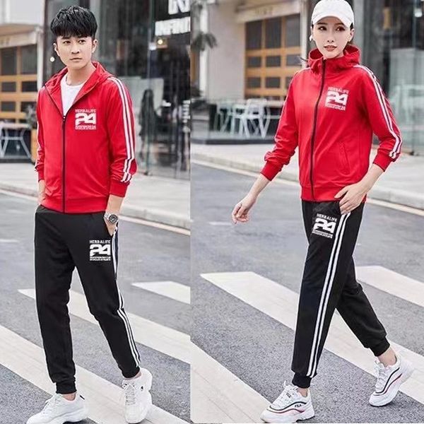 gym clothing herbalife 24 sport suits sets spring running athletic wear loose jogging fitness training warm tracksuit, White;black
gym clothing herbalife 24 sport suits sets spring running athletic wear loose jogging fitness training warm tracksuit, White;black