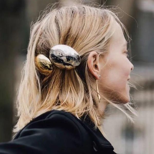 other fflacell 2021 design geometric glossy gold silver color metal eggshell hairgrips barrettes for women girls party hairwear, Golden;white
other fflacell 2021 design geometric glossy gold silver color metal eggshell hairgrips barrettes for women girls party hairwear, Golden;white