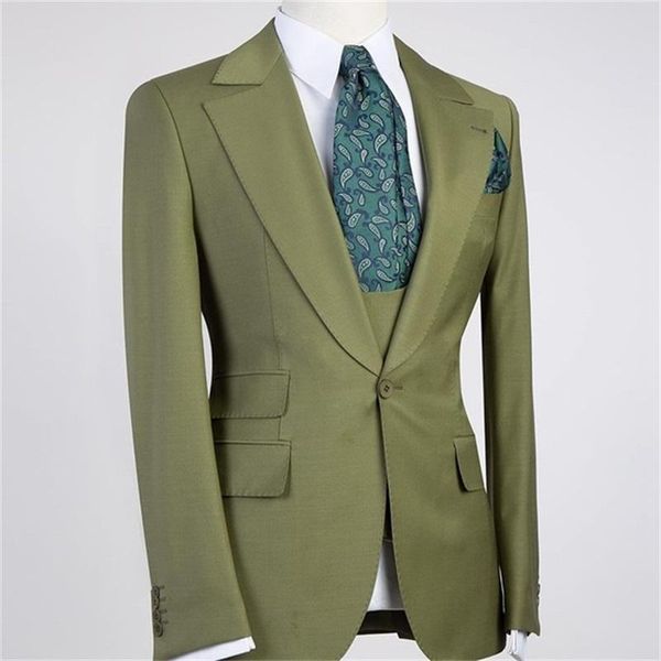 men's suits & blazers 2022 arrvial green peal lapel with one button men 3 piecesraje hombre groom wedding traje slim fit blaze, White;black
men's suits & blazers 2022 arrvial green peal lapel with one button men 3 piecesraje hombre groom wedding traje slim fit blaze, White;black