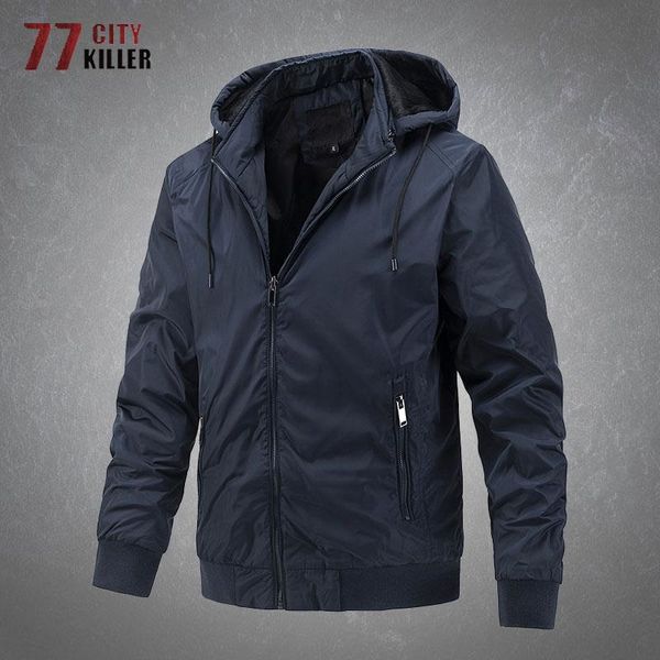 men's jackets spring autumn hooded jacket mens tactical commute bomber casual solid color loose zipper sports overcoats male chaquetas, Black;brown
men's jackets spring autumn hooded jacket mens tactical commute bomber casual solid color loose zipper sports overcoats male chaquetas, Black;brown