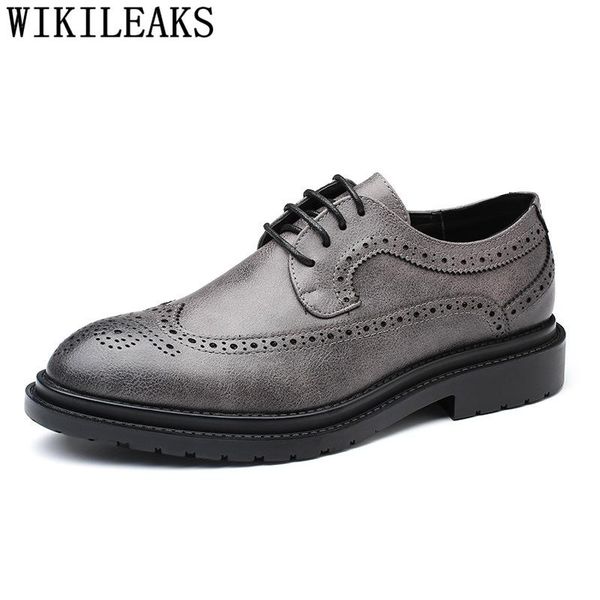 dress shoes brown men formal luxury italian brand vintage classic coiffeur wedding dressed erkek ayakkabi, Black
dress shoes brown men formal luxury italian brand vintage classic coiffeur wedding dressed erkek ayakkabi, Black