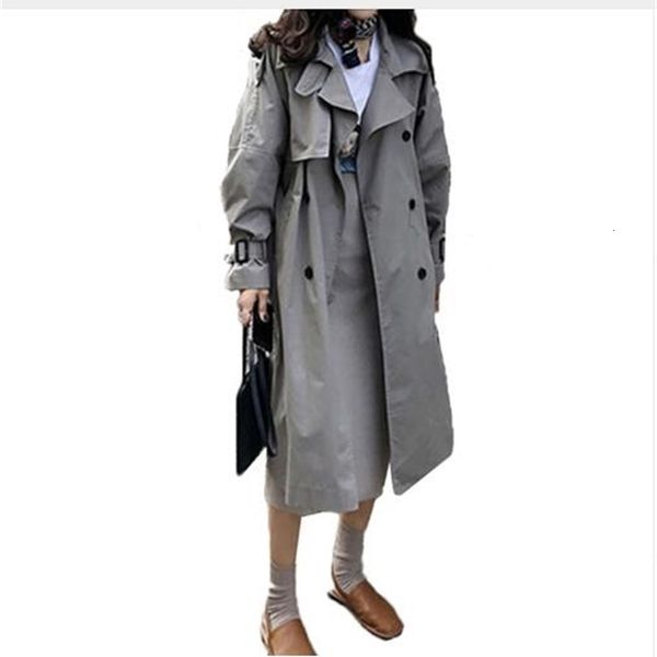 women's trench coats female fashion design double breasted streetwear classic trench coat marks spring outwear simple jacket long, Tan;black
women's trench coats female fashion design double breasted streetwear classic trench coat marks spring outwear simple jacket long, Tan;black