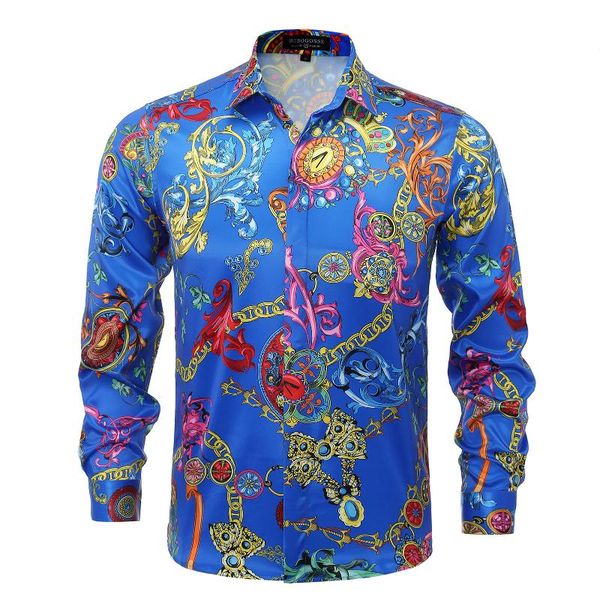 men's casual shirts 2021 floral flower print mens slim fit baroque party prom formal for men, White;black
men's casual shirts 2021 floral flower print mens slim fit baroque party prom formal for men, White;black