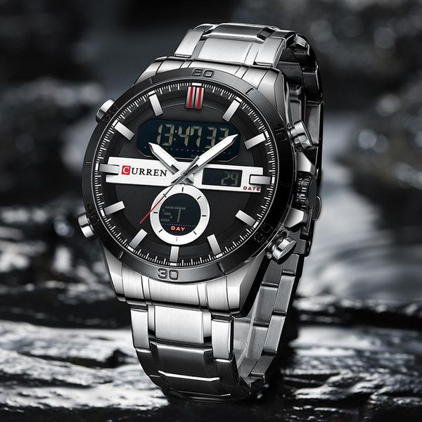 wristwatches 2021 curren fashion sport men's digital watches waterproof chronograph luminous wristwatch led male wrist watch gift for me, Slivery;brown
wristwatches 2021 curren fashion sport men's digital watches waterproof chronograph luminous wristwatch led male wrist watch gift for me, Slivery;brown