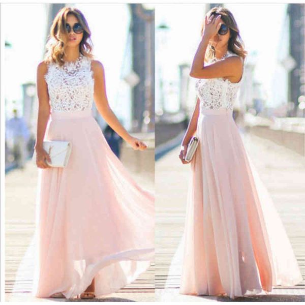 women's sleeveless long dresses women elegant lace evening maxi female holiday beach ladies casual mesh tank 210514, Black;gray
women's sleeveless long dresses women elegant lace evening maxi female holiday beach ladies casual mesh tank 210514, Black;gray