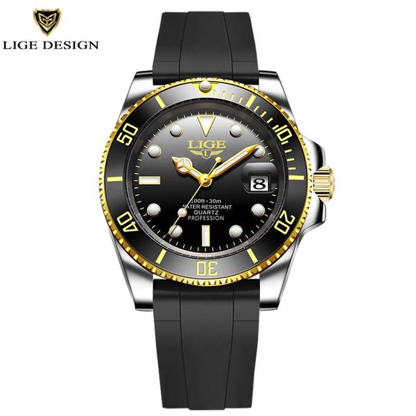 wristwatches lige mens watches business 24 hour date waterproof fashion stainless steel quartz gold watch for men relogio masculino, Slivery;brown
wristwatches lige mens watches business 24 hour date waterproof fashion stainless steel quartz gold watch for men relogio masculino, Slivery;brown