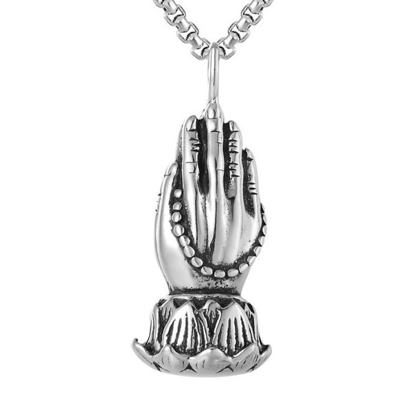 pendant necklaces silver color 316l stainless steel necklace restoring ancient ways is dumb light craft female cartoon lotus buddha palm
pendant necklaces silver color 316l stainless steel necklace restoring ancient ways is dumb light craft female cartoon lotus buddha palm