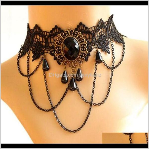 chokers necklaces & pendants drop delivery 2021 gothic crystal choker necklace vintage tattoo tassel punk style lace pendant wedding jewelry, Golden;silver
chokers necklaces & pendants drop delivery 2021 gothic crystal choker necklace vintage tattoo tassel punk style lace pendant wedding jewelry, Golden;silver