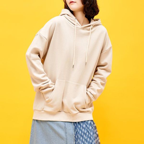 women's hoodies & sweatshirts cotton hooded for women heavy wight 320g comfortable loose big pockets korean style solid color t, Black
women's hoodies & sweatshirts cotton hooded for women heavy wight 320g comfortable loose big pockets korean style solid color t, Black