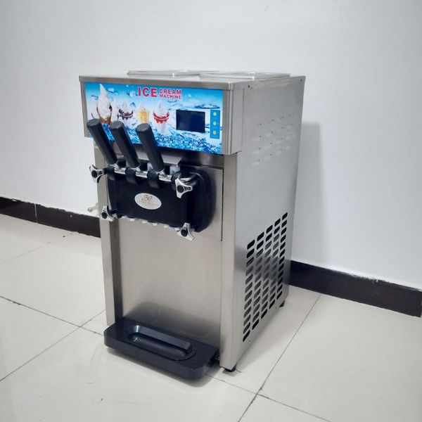 ice cream making machine deskcolorful soft serve maker 18l / h leisure food device 3 heads
ice cream making machine deskcolorful soft serve maker 18l / h leisure food device 3 heads