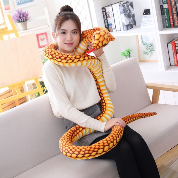 lifelike cobra snake plush toy brown long stuffed boa snakes creative plushie boys kids gift 210cm
lifelike cobra snake plush toy brown long stuffed boa snakes creative plushie boys kids gift 210cm