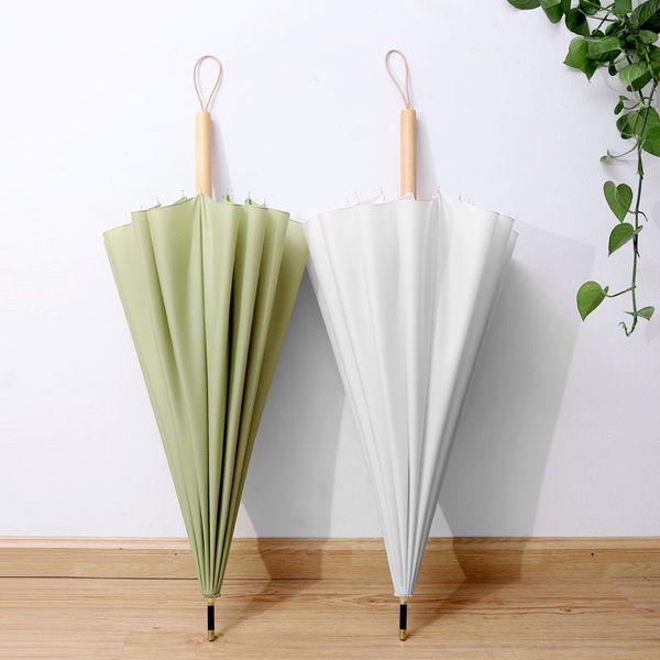 umbrellas 16-bone log handle umbrella long straight pole semi-auto windproof and rainproof women small fresh
umbrellas 16-bone log handle umbrella long straight pole semi-auto windproof and rainproof women small fresh