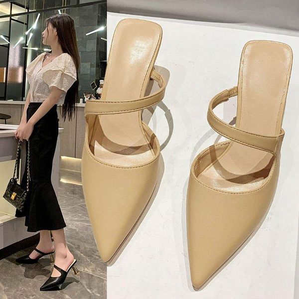 shoes thin heels low ladies' slippers luxury slides pointed toe heeled mules square heel slipers women loafers designer soft hig, Black
shoes thin heels low ladies' slippers luxury slides pointed toe heeled mules square heel slipers women loafers designer soft hig, Black
