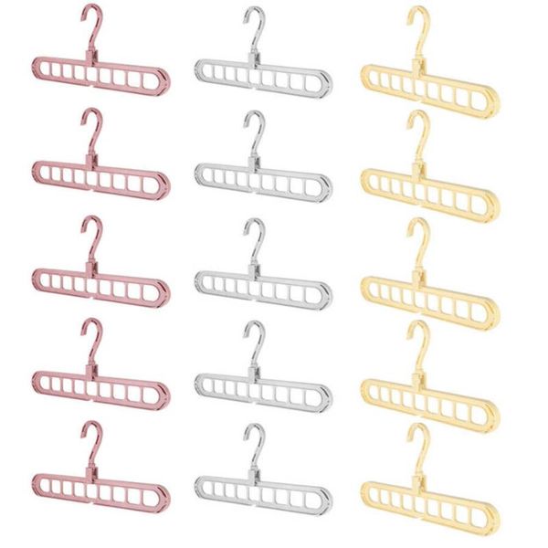 5pcs 9holes portable hanger space saving cabinet closet organize hook hangers & racks
5pcs 9holes portable hanger space saving cabinet closet organize hook hangers & racks