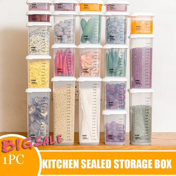 storage bottles & jars 240/1000/1800/2200ml capacity plastic sealed kitchen box transparent canister keep fresh clear container
storage bottles & jars 240/1000/1800/2200ml capacity plastic sealed kitchen box transparent canister keep fresh clear container