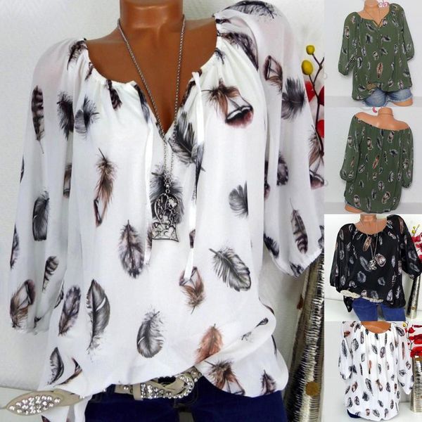 women's t-shirt feather printed t shirt women v-neck tee cute long sleeve tshirt female summer loose tshirts, White
women's t-shirt feather printed t shirt women v-neck tee cute long sleeve tshirt female summer loose tshirts, White