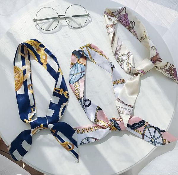 square silk scarf women print small neck scarfs office lady hair band foulard hand kerchief female bandana shawl 2020, Silver
square silk scarf women print small neck scarfs office lady hair band foulard hand kerchief female bandana shawl 2020, Silver