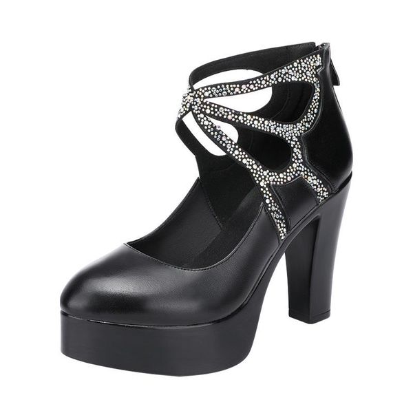 dress shoes small plus size 32-43 split leather women pumps spring summer 2021 rhinestone high heels platform thick bottom office, Black
dress shoes small plus size 32-43 split leather women pumps spring summer 2021 rhinestone high heels platform thick bottom office, Black