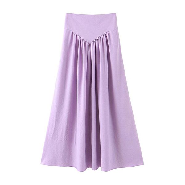 skirts women chic purple long pleated skirt 2021 high waist side zipper ladies casual elegant solid maxi faldas mujer, Black
skirts women chic purple long pleated skirt 2021 high waist side zipper ladies casual elegant solid maxi faldas mujer, Black