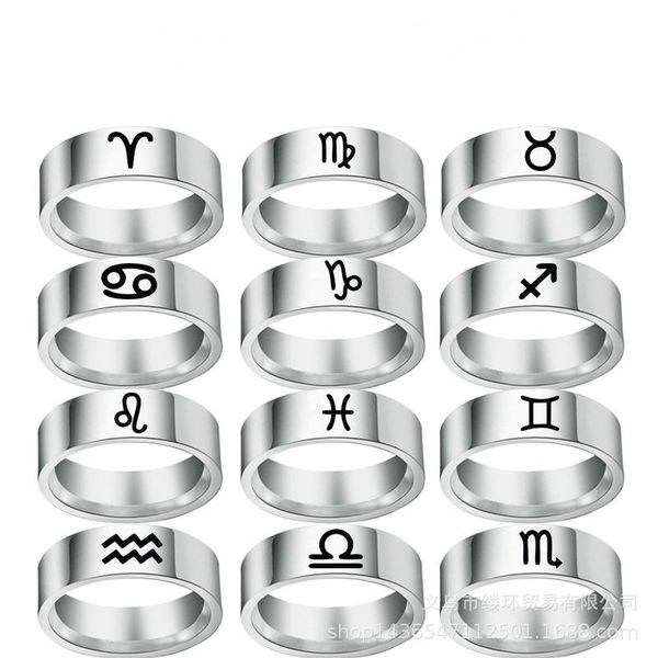 wedding rings 12 zodiac ring stainless steel constellation aries taurus gemini cancer virgo libra scorpius sagittarius capricorn jewelry, Slivery;golden
wedding rings 12 zodiac ring stainless steel constellation aries taurus gemini cancer virgo libra scorpius sagittarius capricorn jewelry, Slivery;golden