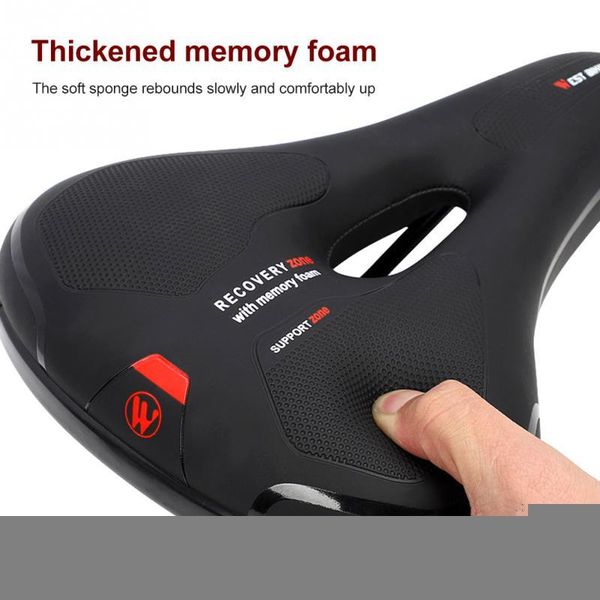 men women mountain bike saddle pad easy install pu replacement parts thickened durable with reflective strap absorption saddles
men women mountain bike saddle pad easy install pu replacement parts thickened durable with reflective strap absorption saddles