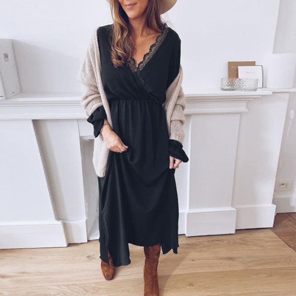 mandylandy casual female street style dresses autumn lace women dress v-neck long-sleeve high waist long slim fit, Black;gray
mandylandy casual female street style dresses autumn lace women dress v-neck long-sleeve high waist long slim fit, Black;gray