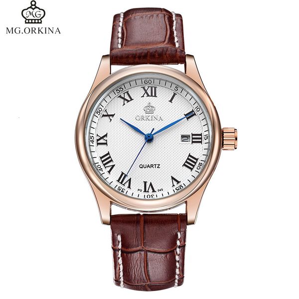 orkina ojina business casual men's watch waterproof quartz 3-pin band calendar, Slivery;brown
orkina ojina business casual men's watch waterproof quartz 3-pin band calendar, Slivery;brown