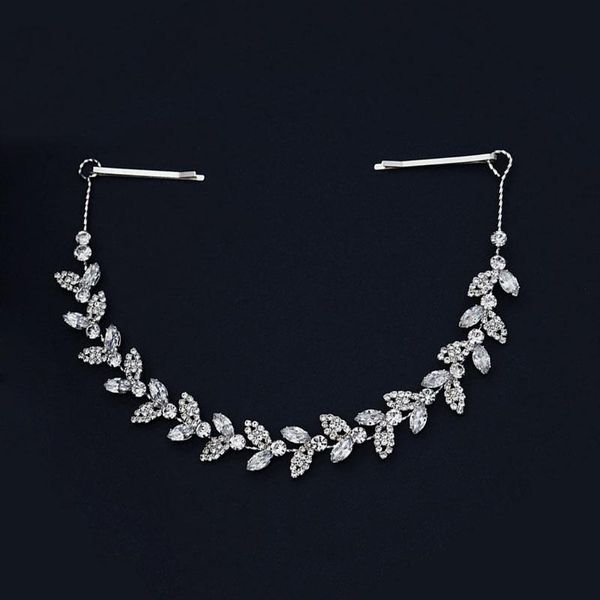 other slbridal flexible alloy rhinestones leaf cubic zircon bidal hairband wedding cz headband hair accessories women fashion jewelry, Golden;white
other slbridal flexible alloy rhinestones leaf cubic zircon bidal hairband wedding cz headband hair accessories women fashion jewelry, Golden;white