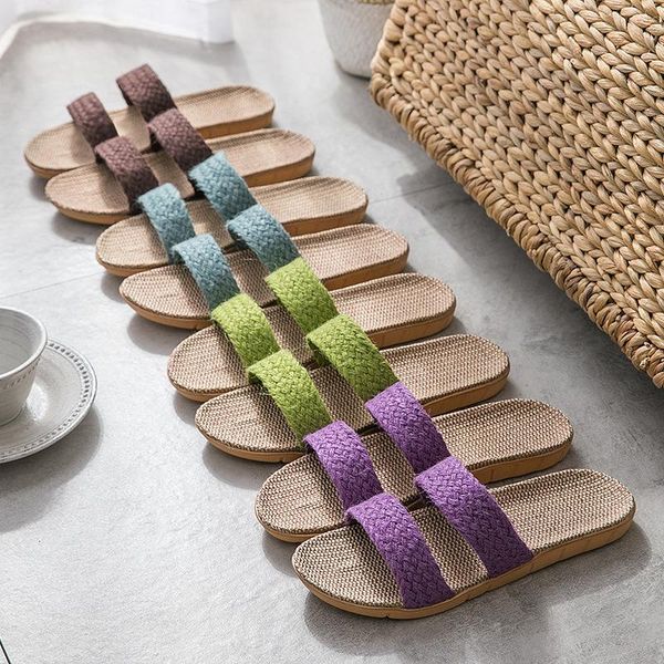 mntrerm soft linen home slippers women 35-45 large size slapping beach flip flops 6 colors family, Black
mntrerm soft linen home slippers women 35-45 large size slapping beach flip flops 6 colors family, Black