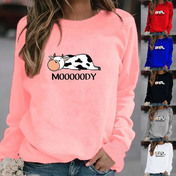 hoodies women sudaderas women's fashion cow printed o- neck loosen sweatershirt de marca sweatshirt ropa mujer & sweatshirts, Black
hoodies women sudaderas women's fashion cow printed o- neck loosen sweatershirt de marca sweatshirt ropa mujer & sweatshirts, Black