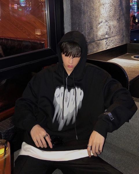 men's hoodies & sweatshirts personalized letter printing hooded sweater autumn and winter simple korean loose casual trendy brand shirt, Black
men's hoodies & sweatshirts personalized letter printing hooded sweater autumn and winter simple korean loose casual trendy brand shirt, Black