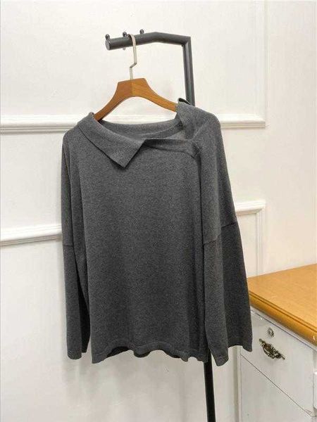 women's sweaters early autum asymmetrical neckline knitted sweater for women long sleeve female bottoming fa gokb, White;black
women's sweaters early autum asymmetrical neckline knitted sweater for women long sleeve female bottoming fa gokb, White;black