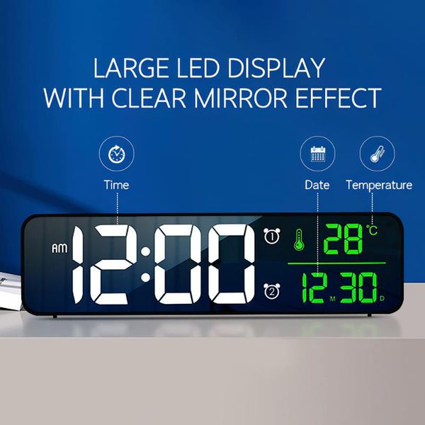 desk & table clocks music led alarm clock durable five kinds of brightness temperature display reloj despertador digital with usb cable
desk & table clocks music led alarm clock durable five kinds of brightness temperature display reloj despertador digital with usb cable