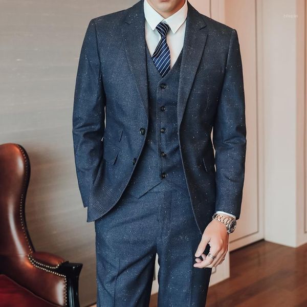 men's suits & blazers pants vest sets /2021 luxury boutique fashion mariage suits/ casual business 3 piece suit jacket coat trousers, White;black
men's suits & blazers pants vest sets /2021 luxury boutique fashion mariage suits/ casual business 3 piece suit jacket coat trousers, White;black